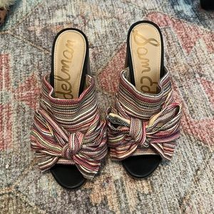 Sam Eldelman Mule Bow Sandals